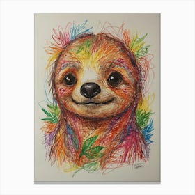 Sloth 18 Canvas Print