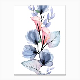 Watercolor Calla Lily Canvas Print