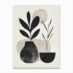 Almaty Stone Park Bauhaus Minimalist Canvas Print