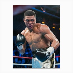 Boxer In Action 1 Canvas Print