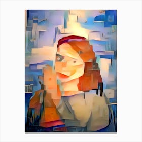 Abstract Of A Woman Canvas Print