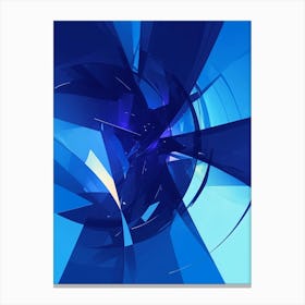 Abstract Blue Background 2 Canvas Print