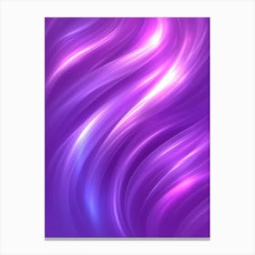 Abstract Purple Wavy Background Canvas Print