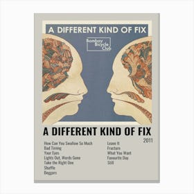 A Different Kind Of Fix 2011 Poster Canvas Print