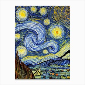 Starry Night 210 Canvas Print