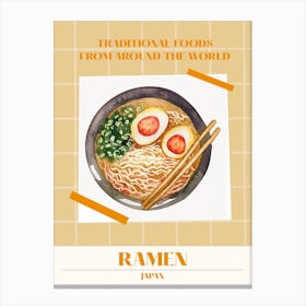 Ramen Japan 2 Foods Of The World Canvas Print