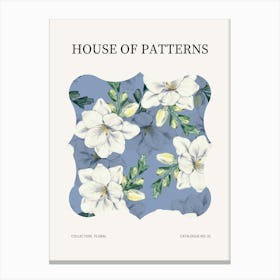 Floral Pattern Poster 32 Canvas Print