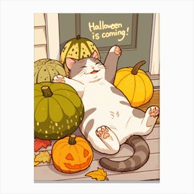 Halloween Is Coming Canvas Print