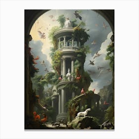 'The Palace Of Birds' Canvas Print