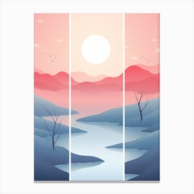 Abstract Landscape Canvas Print