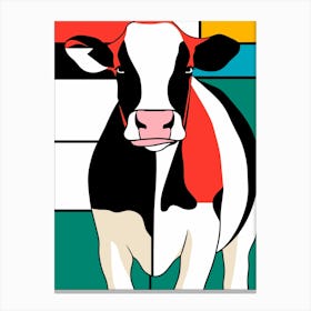 Cow In A Square Canvas Print