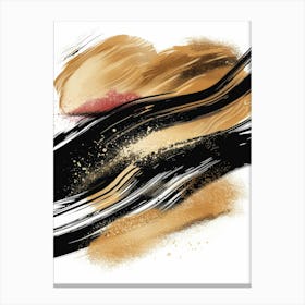 Abstract Brush Strokes 22 Canvas Print