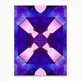 Psychedelic Cross Canvas Print