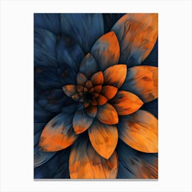 Abstract Flower 17 Canvas Print