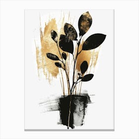 Gold Leaf Canvas Print 2 Canvas Print