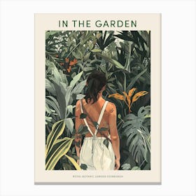 In The Garden Poster Royal Botanic Garden Edinburgh United Kingdom 4 Canvas Print