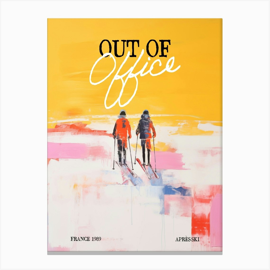 Après Ski - Out Of Office Club No. 1 Canvas Print by posterami