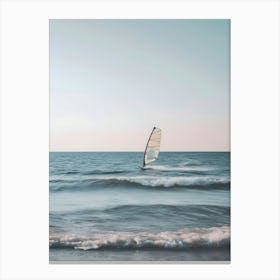 Sailboat On The Ocean 1 Canvas Print