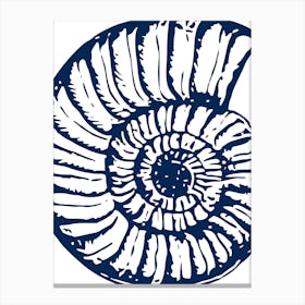 Ammonite Shell 1 Canvas Print