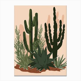 Cactus Garden 20 Canvas Print