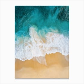 Aerial View Of A Beach 42 Canvas Print