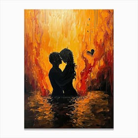 Kiss Of Fire Canvas Print