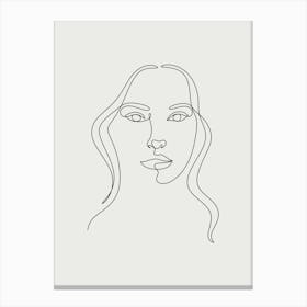 Woman'S Face.3 Canvas Print