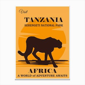 Tanzania Africa Travel Canvas Print