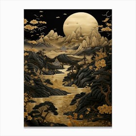 Asian Landscape Painting 15 Canvas Print