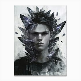 Boy With A Broken Head Canvas Print