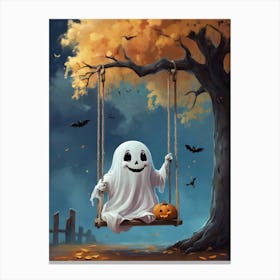 Ghost On A Swing Canvas Print