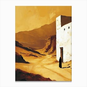 Man In The Desert 34 Canvas Print