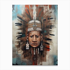 Ink of the Earth: Ancient Scripts of Indigenous Expression Canvas Print
