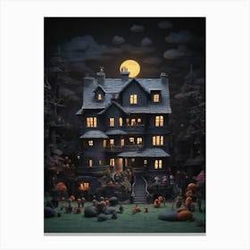 Haunted House Canvas Print