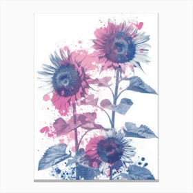 Sunflowers 100 Canvas Print