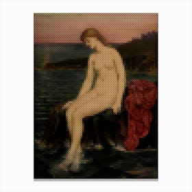 La Sirenetta (1886 88) – Evelyn De Morgan (English, 1855 1919) Canvas Print