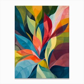 Abstract Leaves 18 Canvas Print
