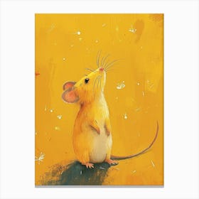 Yellow Rat 1 Canvas Print