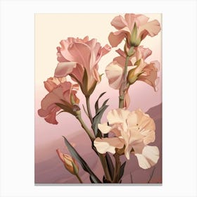 Floral Illustration Freesia 3 Canvas Print