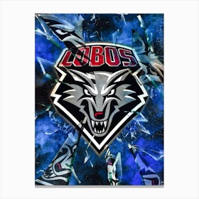 New Mexico Lobos 1 Canvas Print