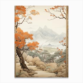 Japanese Stewartia Victorian Style 2 Canvas Print