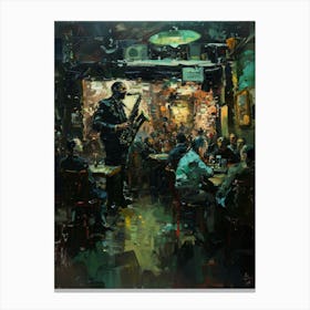 Saxophone Player 2 Canvas Print