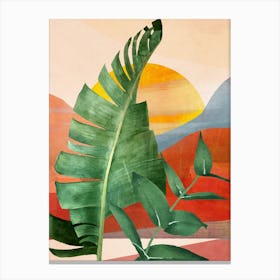 Tropical Summer Abstract Art 13 Canvas Print
