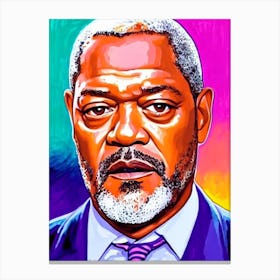 Laurence Fishburne Pop Movies Art Movies Canvas Print