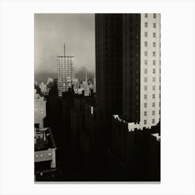 From The Shelton (1931–1932), Alfred Stieglitz Canvas Print