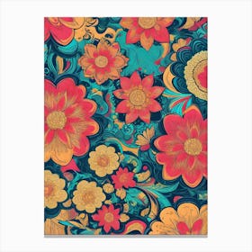 Floral Pattern 1 Canvas Print