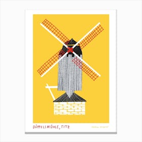 Windmill Print Lienzo