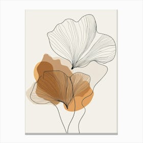 Ginkgo Leaves 11 Canvas Print