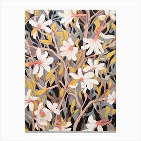 Honeysuckle 4 Flower Painting Canvas Print