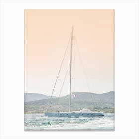 Mediterranean Sailing Canvas Print